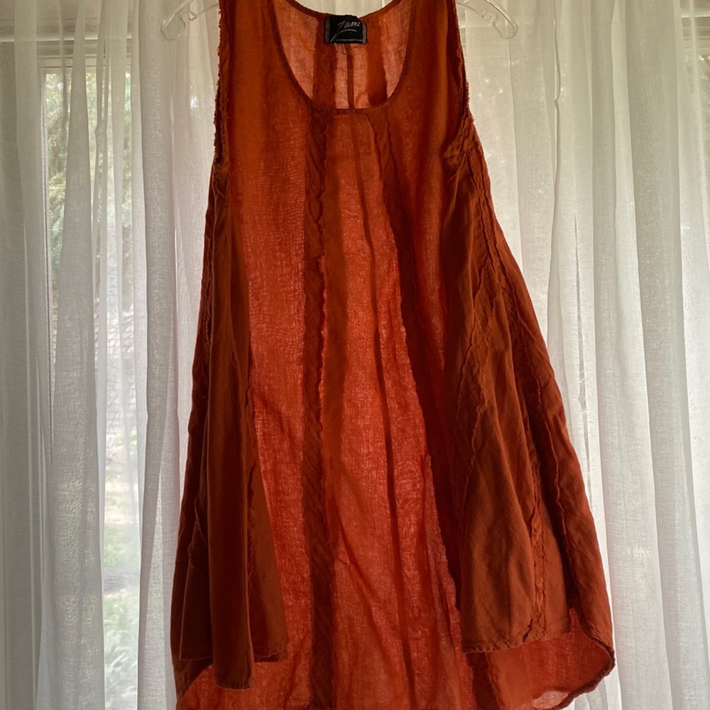 Pumpkin colored dress/tunic